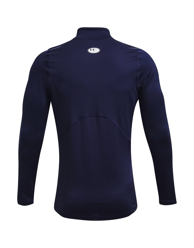 Under Armour UA CG Armour Fitted Mock // Donker Blauw // Wit