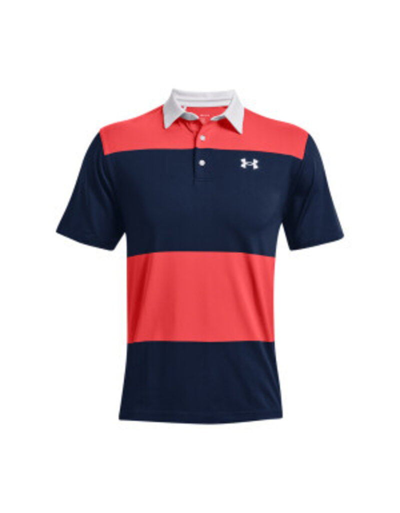 Under Armour UA Playoff Polo 2.0-Rush Rot / Akademie / Weiß