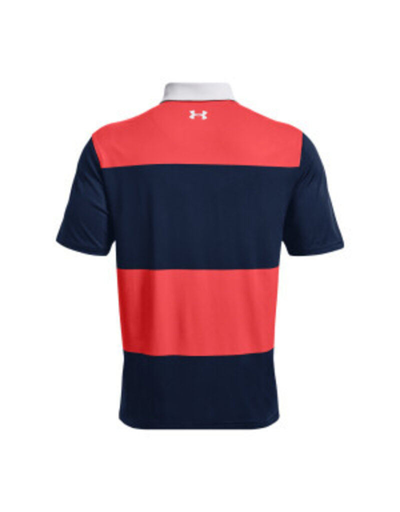 Under Armour Polo UA Playoff 2.0-Rojo Rush/Academia/Blanco