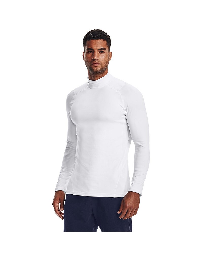 Under Armour UA CG Armour Fitted Mock-White /  / Black