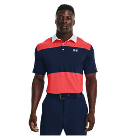 Under Armour Polo UA Playoff 2.0-Rojo Rush/Academia/Blanco