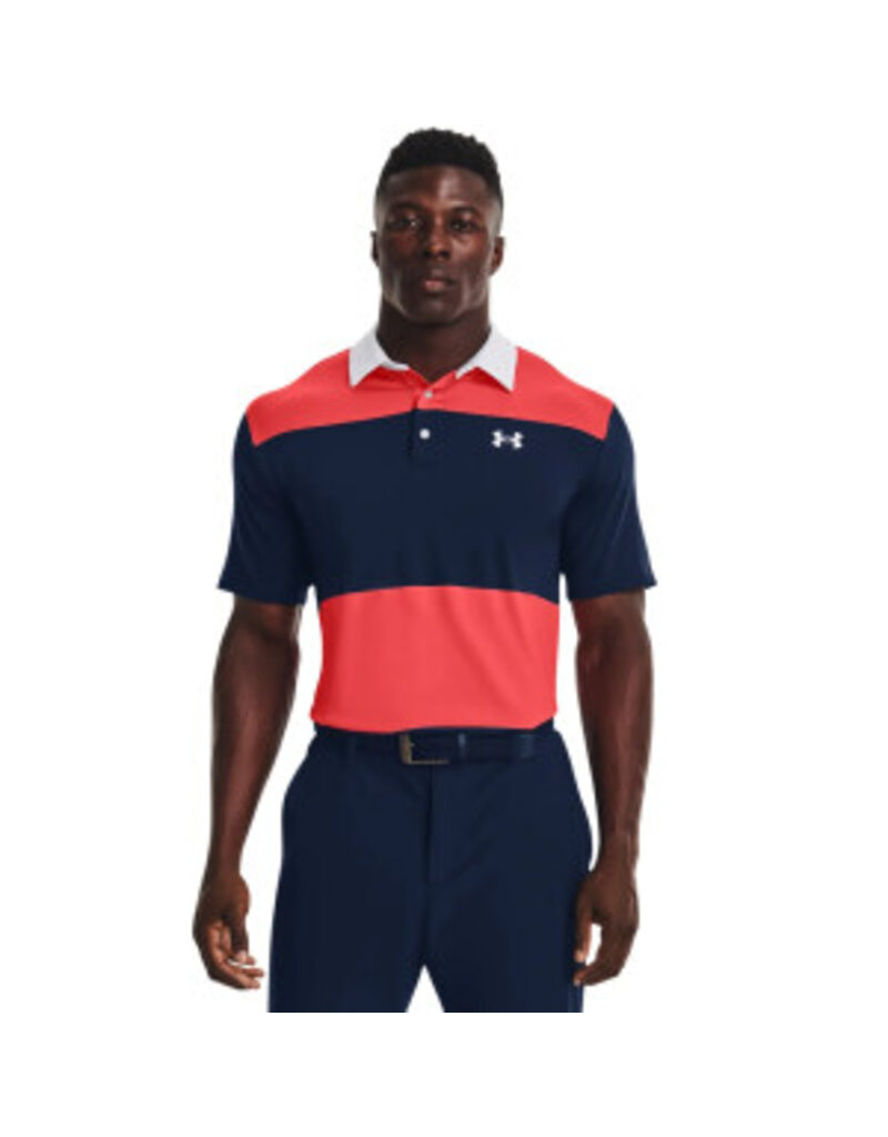 Under Armour UA Playoff Polo 2.0-Rush Red / Academy / White