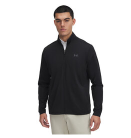 Under Armour UA Drive Full Zip Zwart / Heren Golftrui met Rits