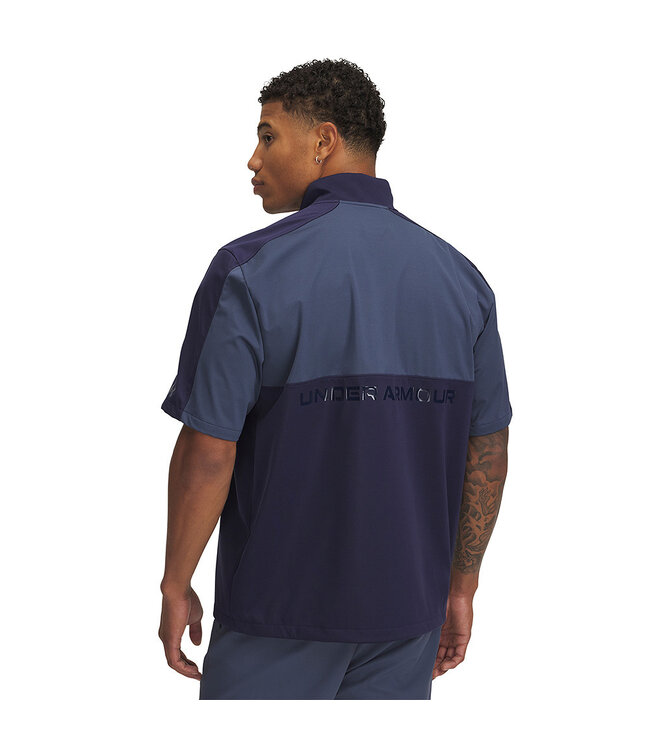 Under Armour UA Drive Wind Short Sleeve-Midnight Navy / Herenshirt Korte mouwen