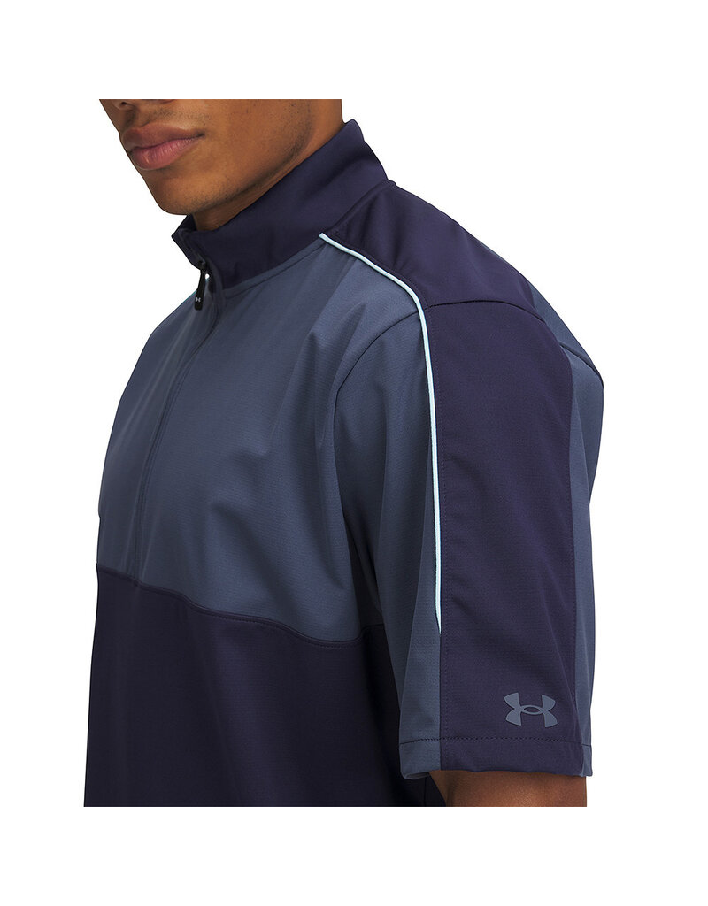 Under Armour UA Drive Wind Short Sleeve-Midnight Navy / Herenshirt Korte mouwen