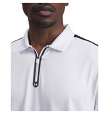 Under Armour UA Drive Zip Polo Wit - Heren Golfpolo