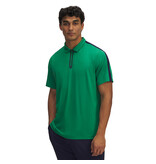 Under Armour UA Drive Zip Polo-Team Kelly Groen / Heren Golfpolo