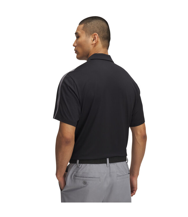 Under Armour UA Drive Zip Polo Zwart - Heren Golfpolo