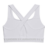 Under Armour UA Crossback Mid Bra-Weiß / Halo Grau