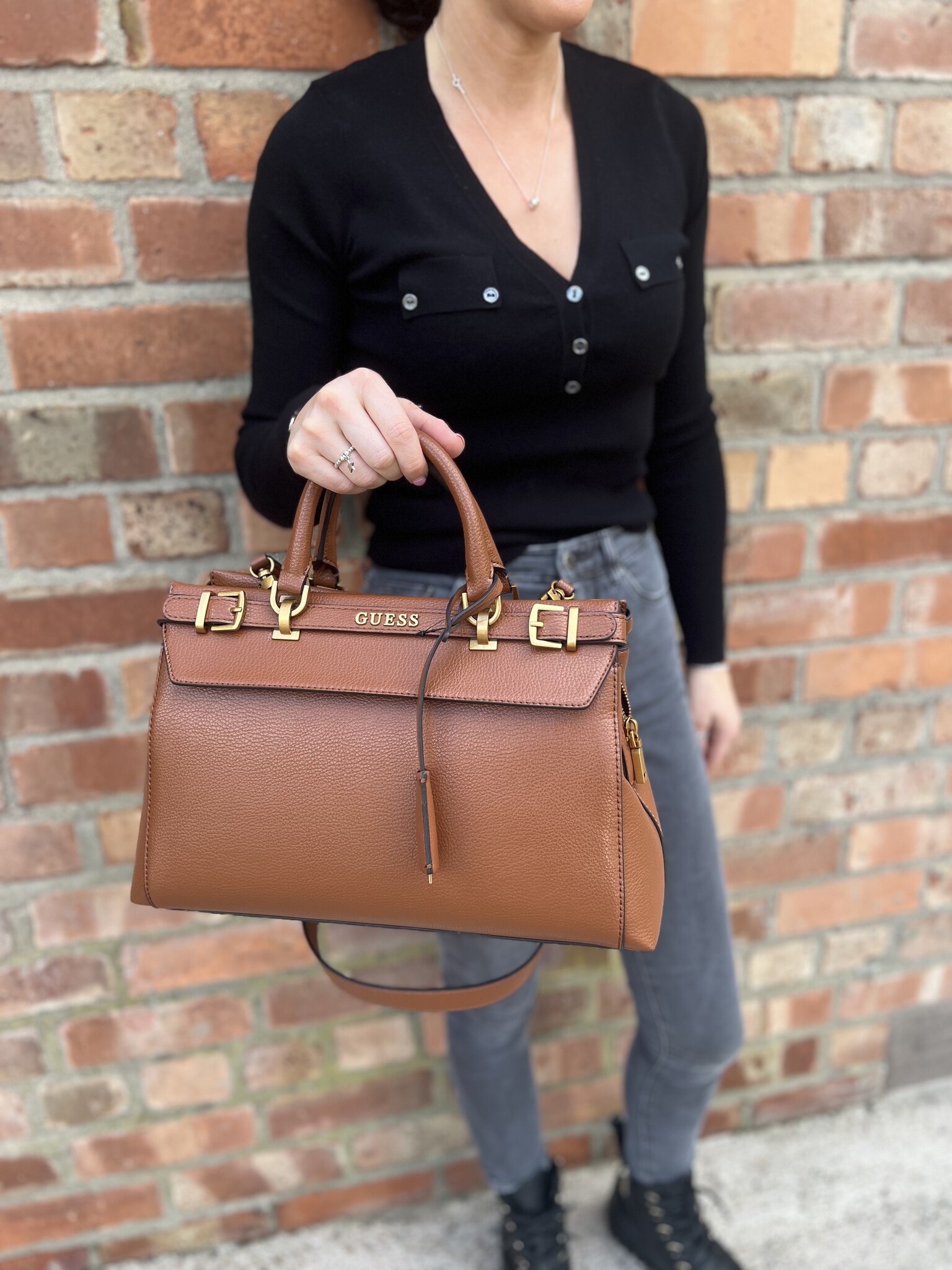 Guess Sestri Luxury Satchel Handbags