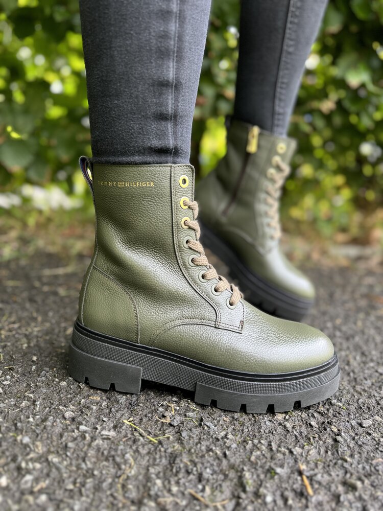 Tommy Hilfiger Bicolor Leather Lace-Up