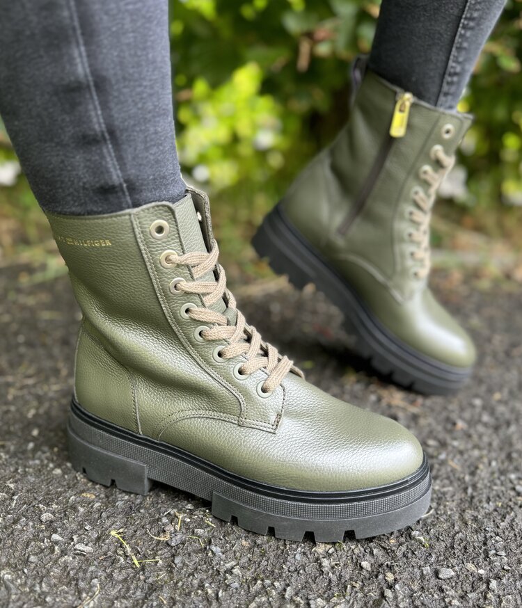 Tommy Hilfiger Bicolor Leather Lace-Up