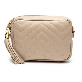 Elie Beaumont E.B Quilted Standard Bag Biscuit