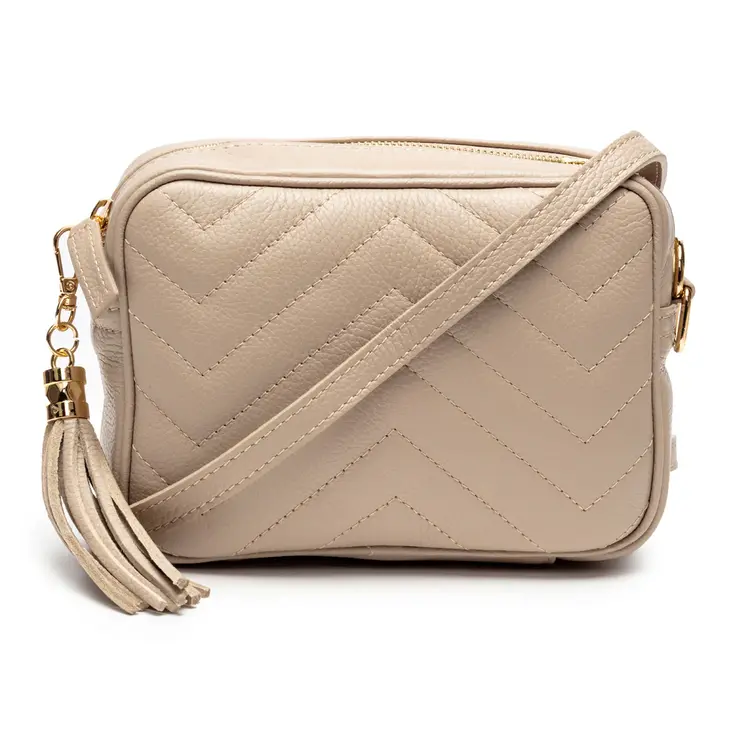 Elie Beaumont E.B Quilted Standard Bag Biscuit