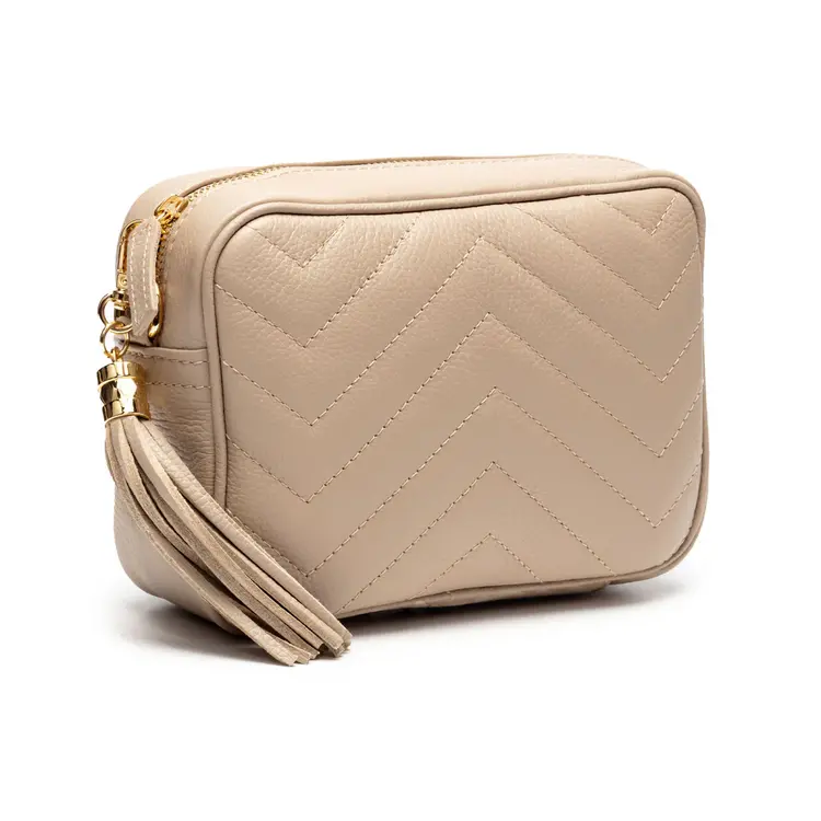 Elie Beaumont E.B Quilted Standard Bag Biscuit