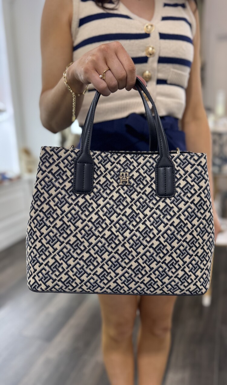 Tommy Hilfiger TH Jacquard Satchel