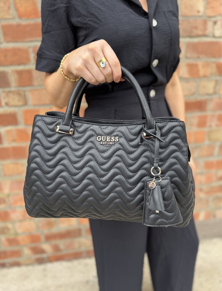 Guess Melisandra Lrg Tri Compart Satchel