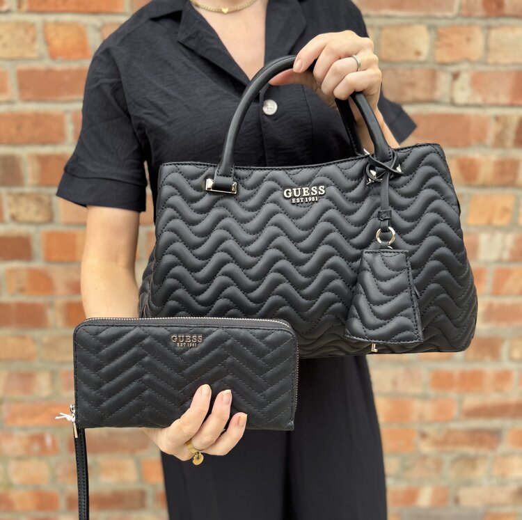 Guess Melisandra Lrg Tri Compart Satchel