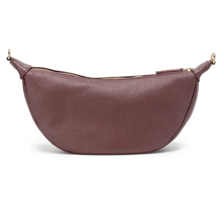 Elie Beaumont Hobo Bag Wine