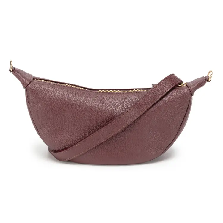 Elie Beaumont Hobo Bag Wine