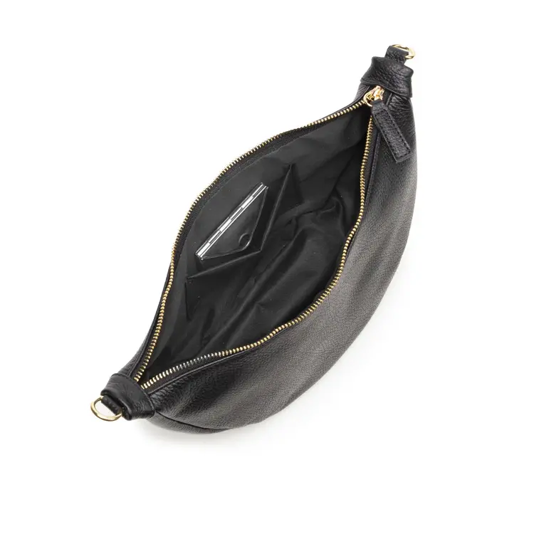 Elie Beaumont Hobo Bag Black