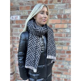 Elie Beaumont Winter Scarf Elite Woven Black