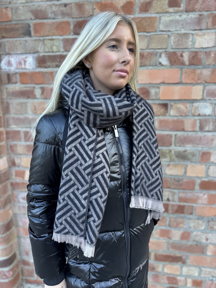 Elie Beaumont Winter Scarf Elite Woven Black