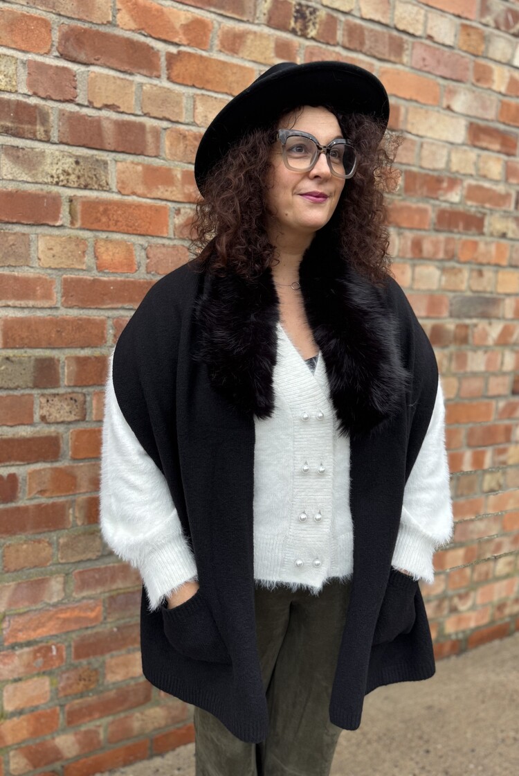 Elie Beaumont Winter Stole Elite - Fur Collar