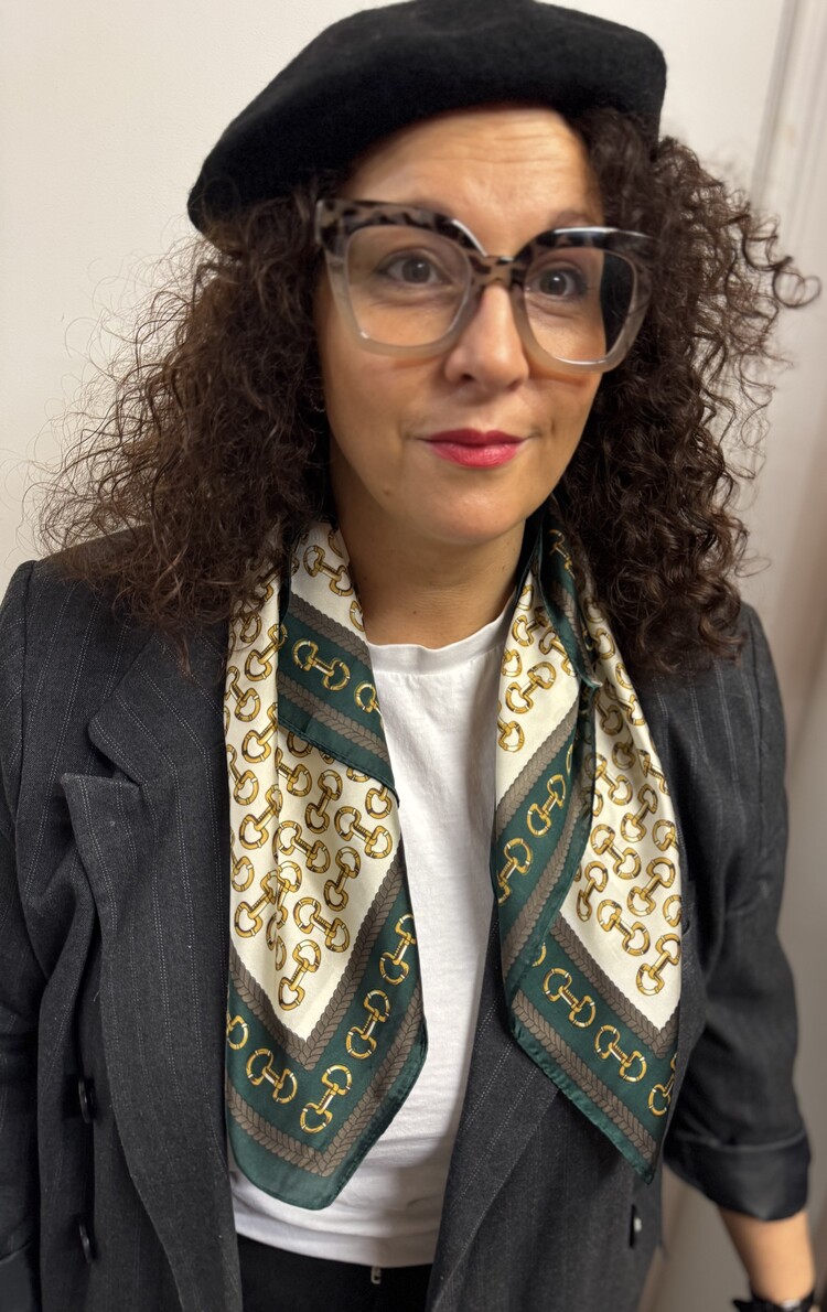 Panache Neck Tie  Chain print