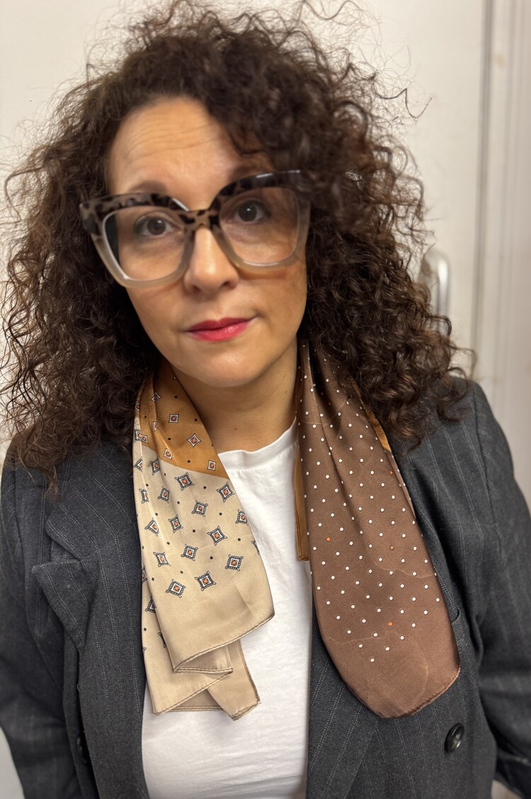 Panache Neck Tie polka Squares