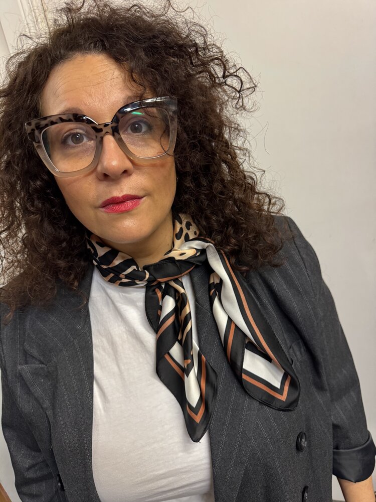 Panache Neck Tie Mini Leopard Border