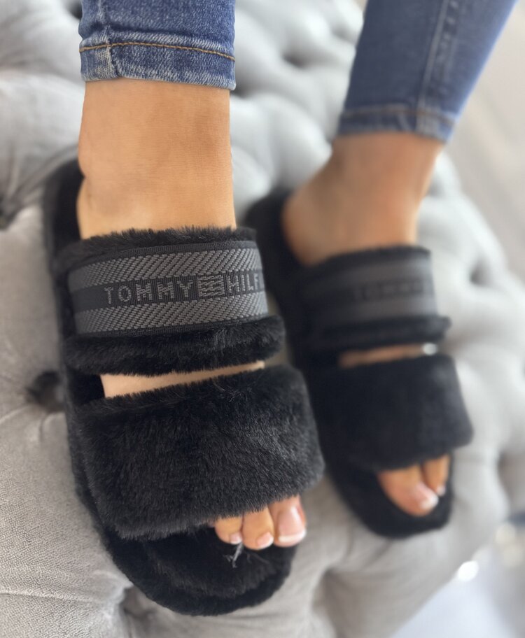 Tommy Hilfiger Hilfiger Fur Slipper
