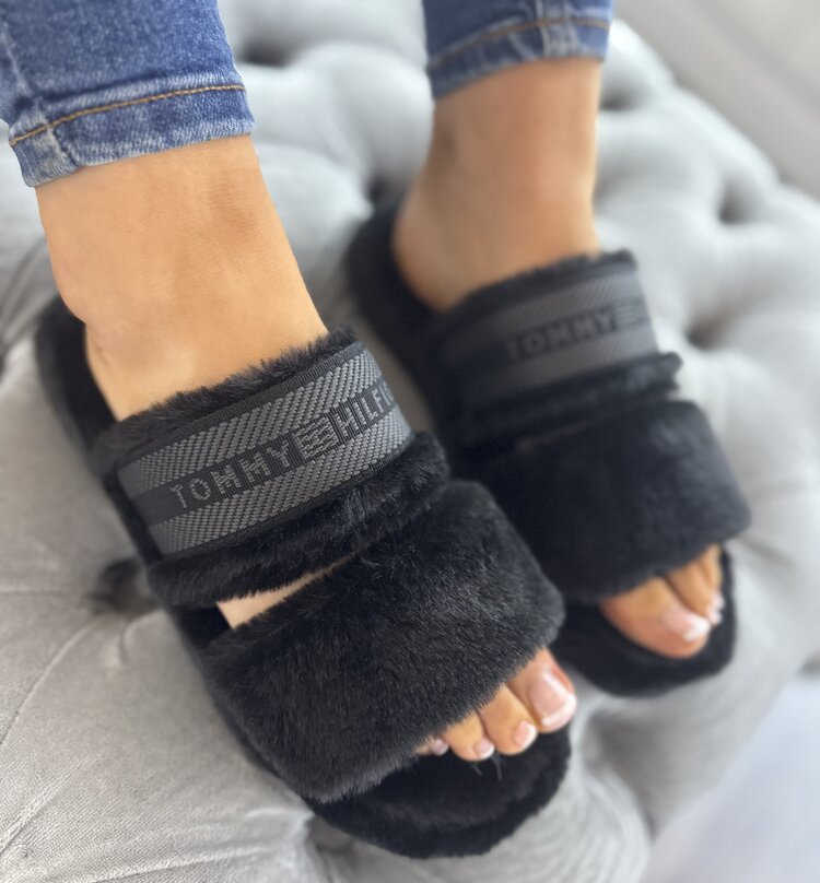 Tommy Hilfiger Hilfiger Fur Slipper