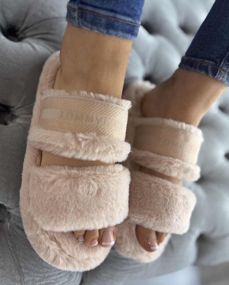 Tommy Hilfiger Hilfiger Fur Slipper