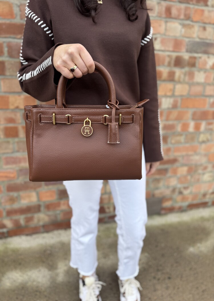 Tommy Hilfiger American Icon Mini Tote Leather