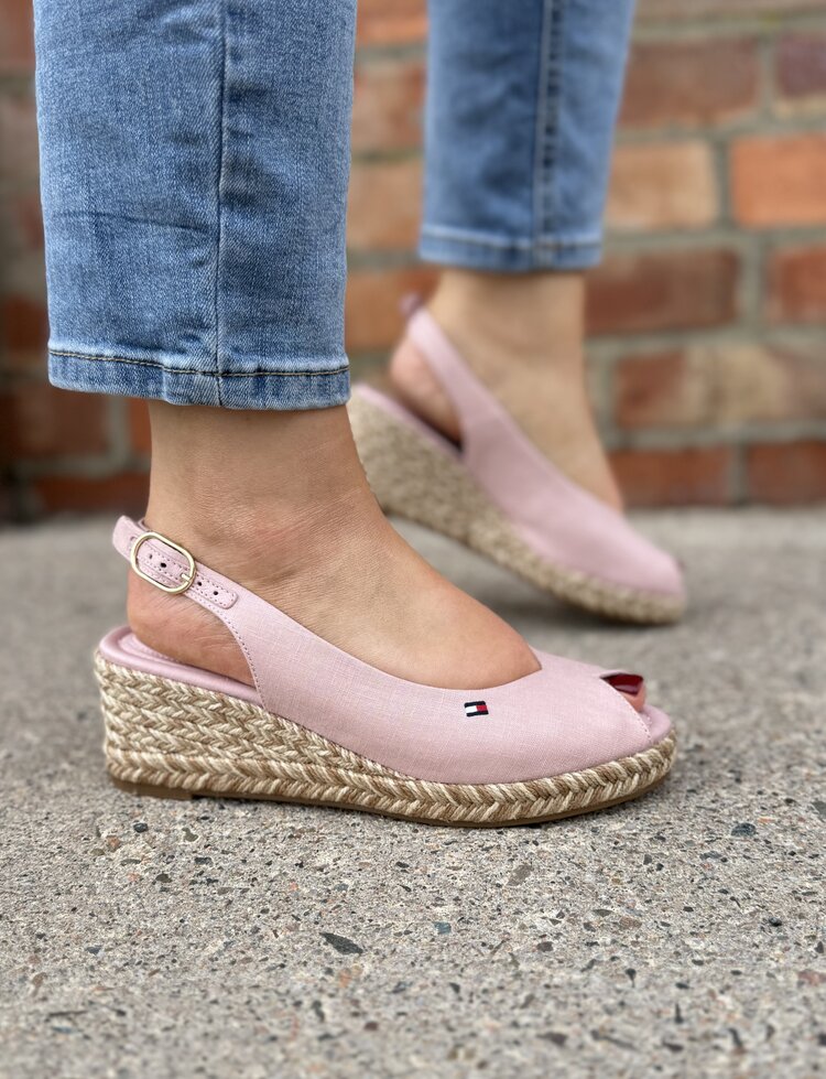 Tommy Hilfiger Mid Wedge Espad Slingback Speck