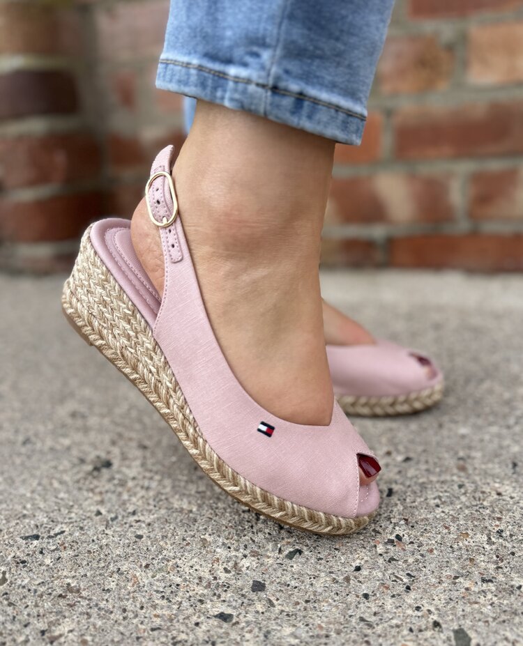 Tommy Hilfiger Mid Wedge Espad Slingback Speck