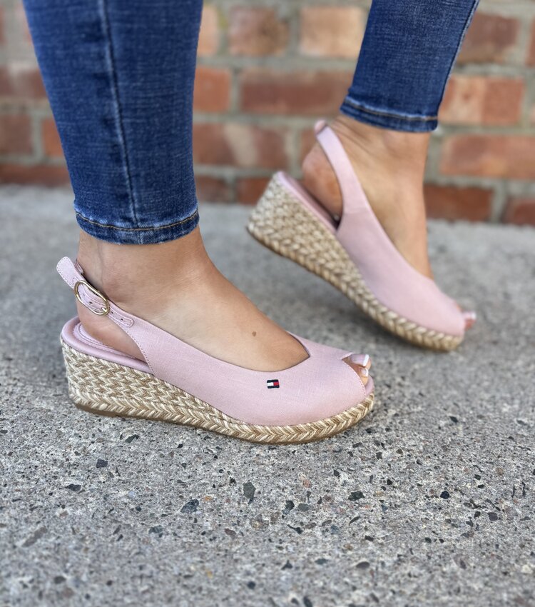 Tommy Hilfiger Mid Wedge Espad Slingback Speck