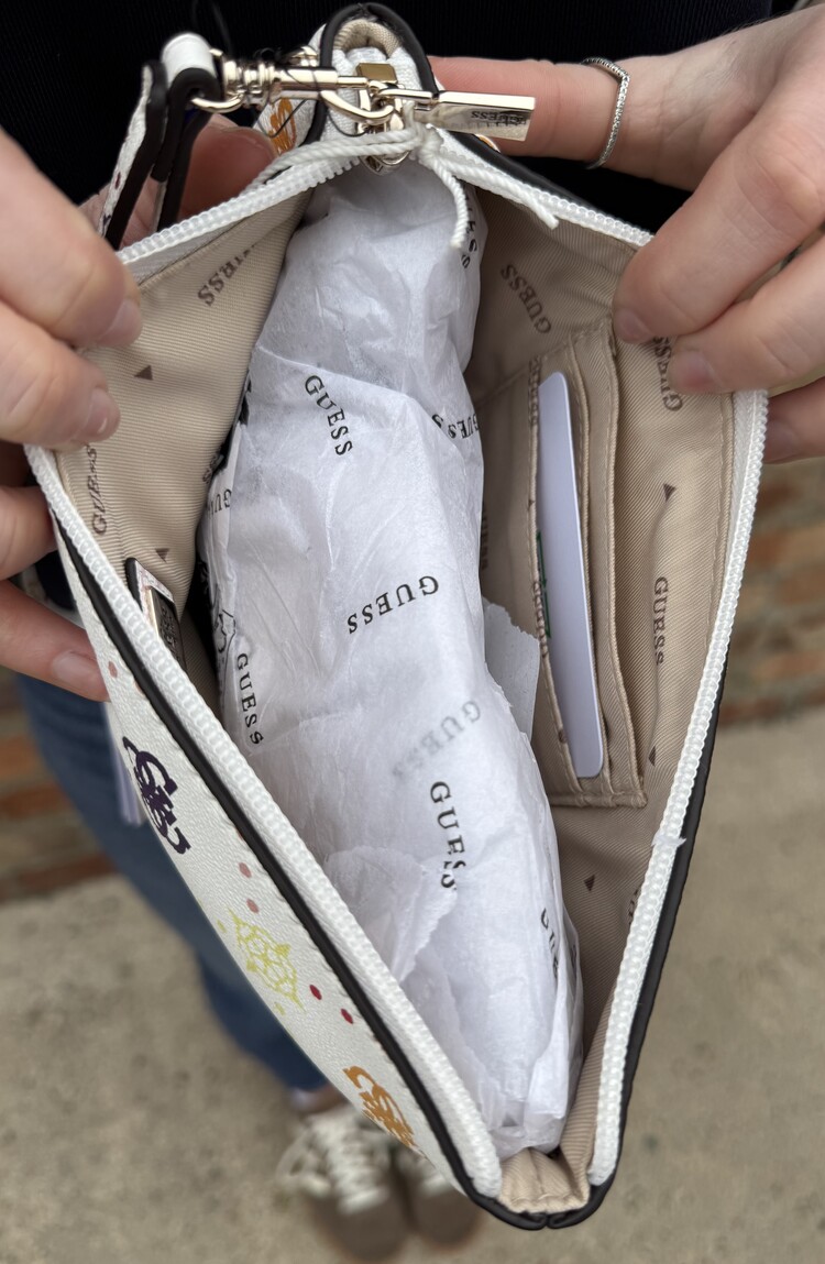 Guess Emelie Logo SLG Wristlet Pouch