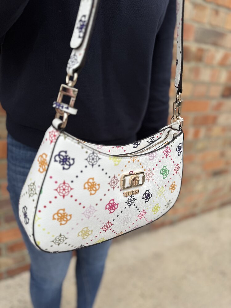 Guess Emelie Logo Top Zip Shoulder