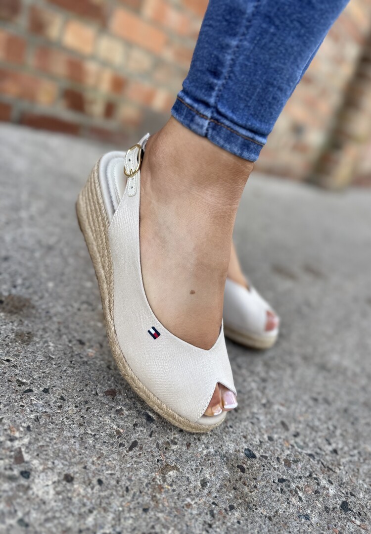 Tommy Hilfiger Mid Wedge Espad Slingback