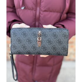 Guess Yvonne Logo SLG Lrg Zip Around