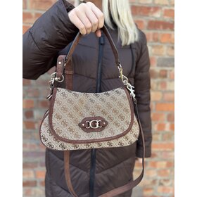 Guess Samantha Flap Shoulder Bag