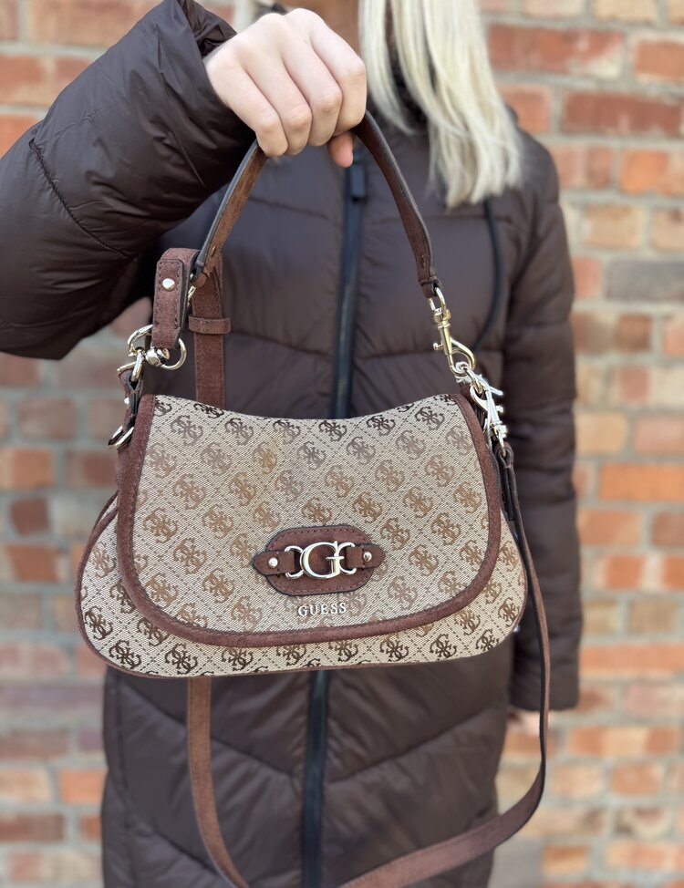 Guess Samantha Flap Shoulder Bag