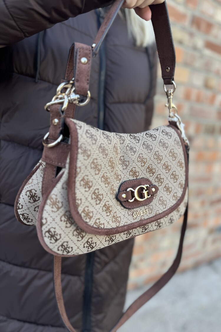 Guess Samantha Flap Shoulder Bag