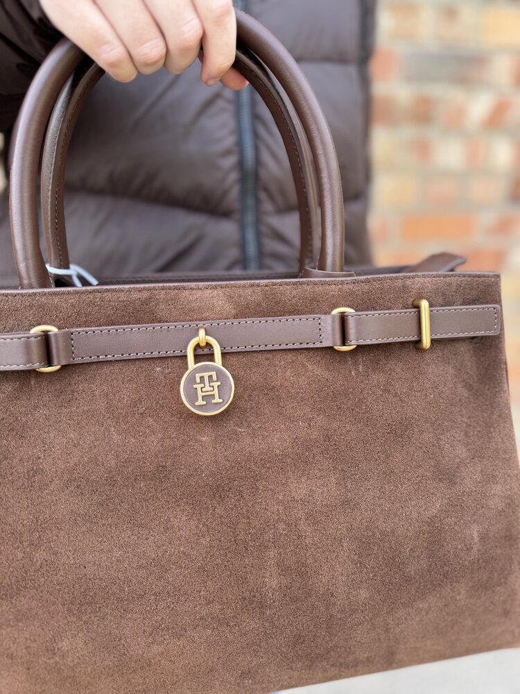 Tommy Hilfiger American Icon Tote Suede
