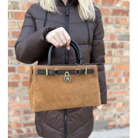 Tommy Hilfiger American Icon Mini Tote Suede LE