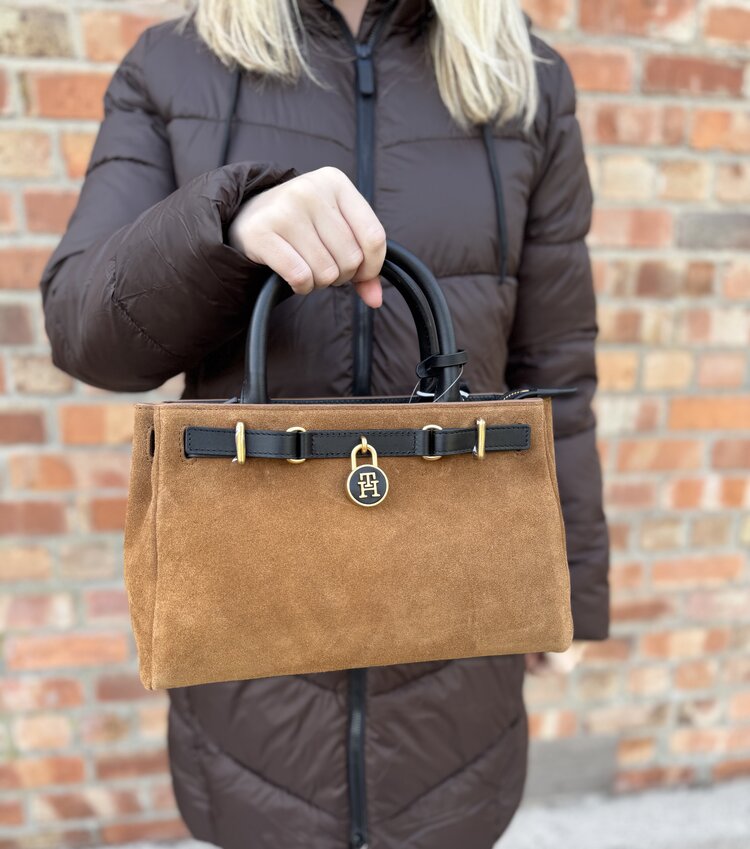 Tommy Hilfiger American Icon Mini Tote Suede LE