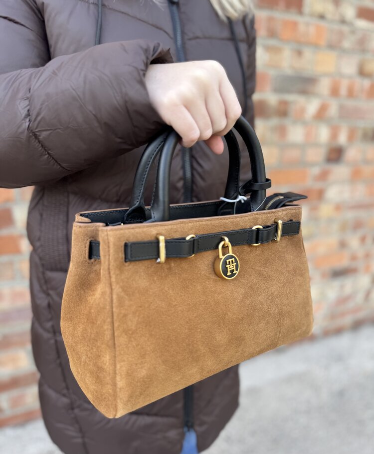 Tommy Hilfiger American Icon Mini Tote Suede LE