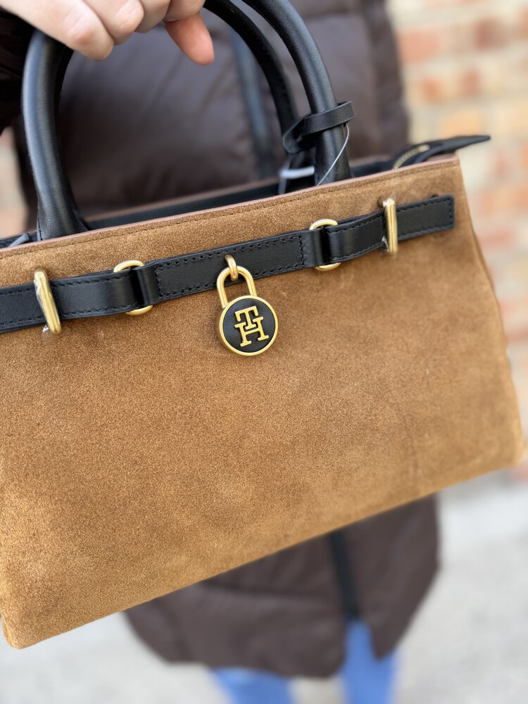 Tommy Hilfiger American Icon Mini Tote Suede LE